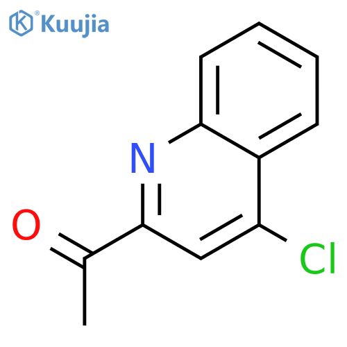 1-(4-chloroquinolin-2-yl)ethan-1-one structure