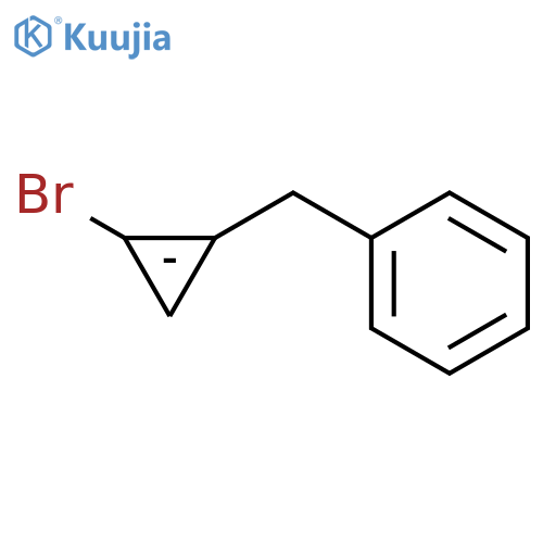 BENZENE, [(2-BROMO-1-CYCLOPROPEN-1-YL)METHYL]- structure
