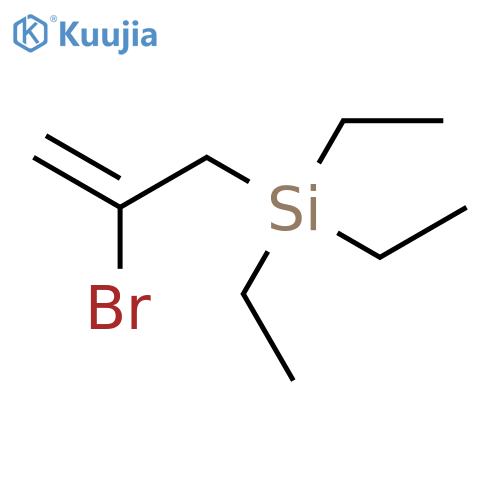Silane, (2-bromo-2-propenyl)triethyl- structure