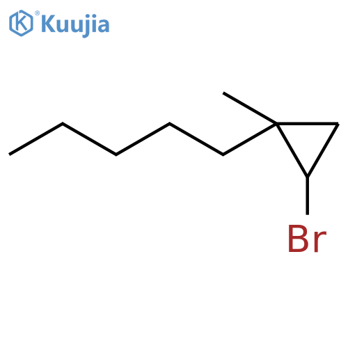 CYCLOPROPANE, 2-BROMO-1-METHYL-1-PENTYL- structure