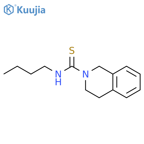 2(1H)-Isoquinolinecarbothioamide, N-butyl-3,4-dihydro- structure