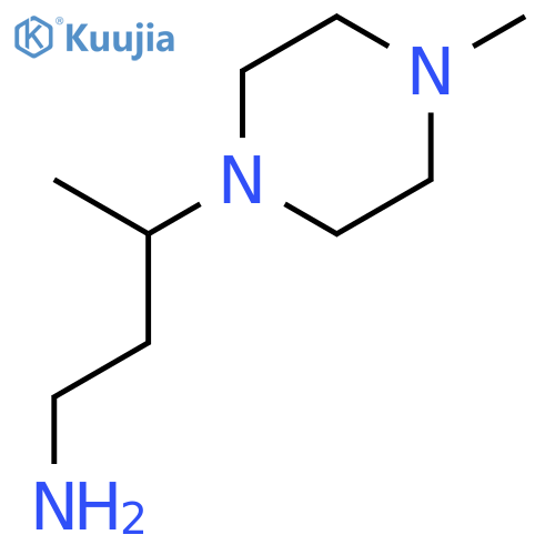 3-(4-Methylpiperazin-1-yl)butan-1-amine structure