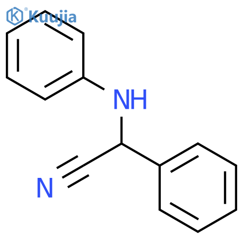 2-phenyl-2-(phenylamino)acetonitrile structure