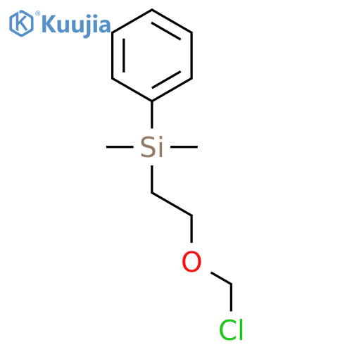 SILANE, [2-(CHLOROMETHOXY)ETHYL]DIMETHYLPHENYL- structure