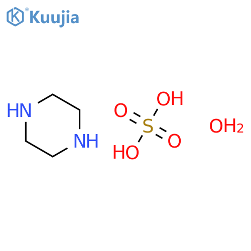 Piperazine Sulfuric Acid structure