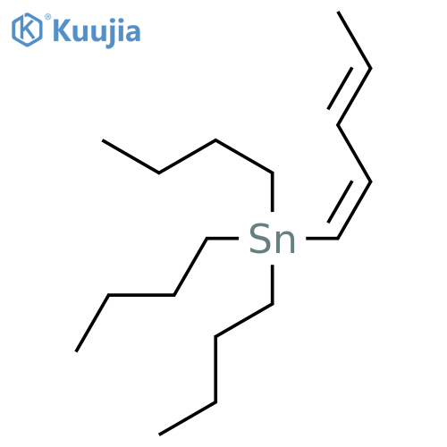 Stannane, tributyl-(1Z,3E)-1,3-pentadienyl- structure