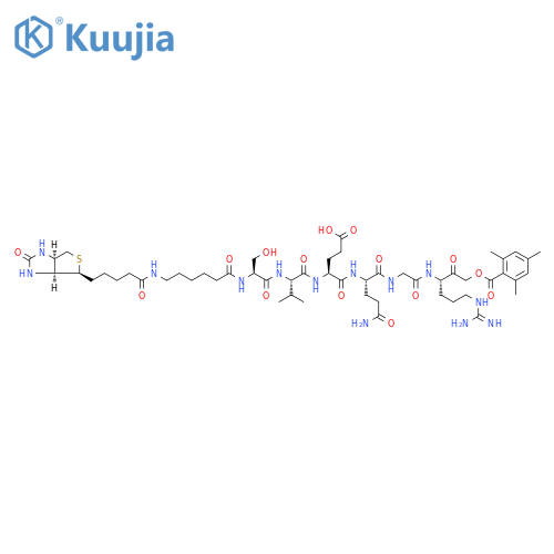 Biotinyl-εAhx-SCC1 (263-268)-2,4,6-trimethylbenzoyloxy-methylketone structure