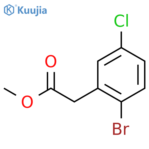 Methyl 2-(2-bromo-5-chlorophenyl)acetate structure