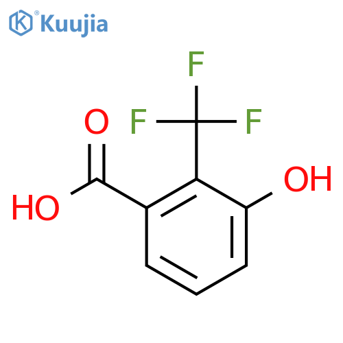 3-Hydroxy-2-(trifluoromethyl)benzoic acid structure