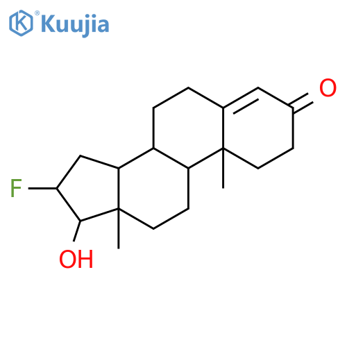 Androst-4-en-3-one,16-fluoro-17-hydroxy-, (16a,17a)- (9CI) structure
