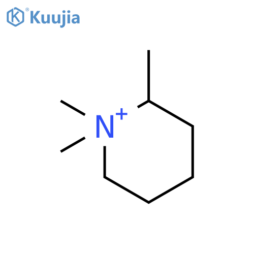 Piperidinium, 1,1,2-trimethyl- structure