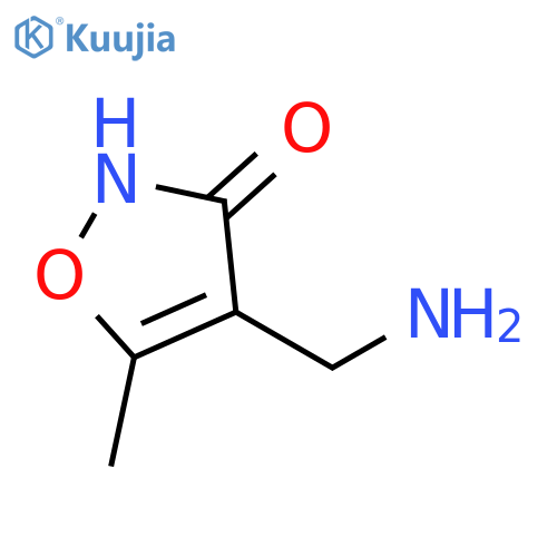3(2H)-Isoxazolone, 4-(aminomethyl)-5-methyl- structure