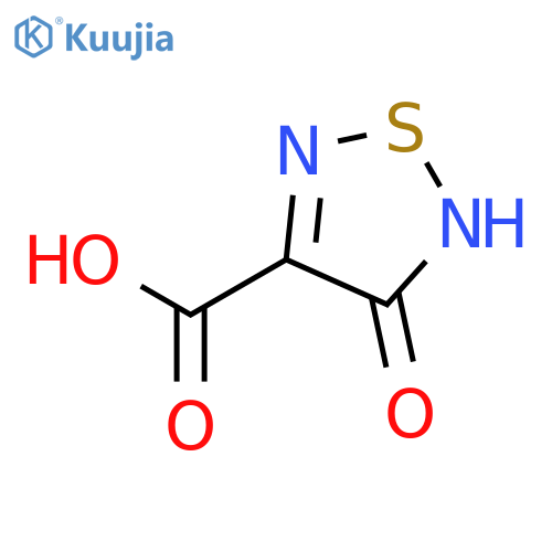 4-hydroxy-1,2,5-thiadiazole-3-carboxylic acid structure