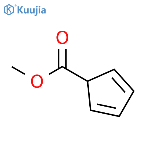 2,4-Cyclopentadiene-1-carboxylic acid, methyl ester (9CI) structure