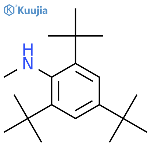 2,4,6-tri-tert-butyl-N-methylaniline structure