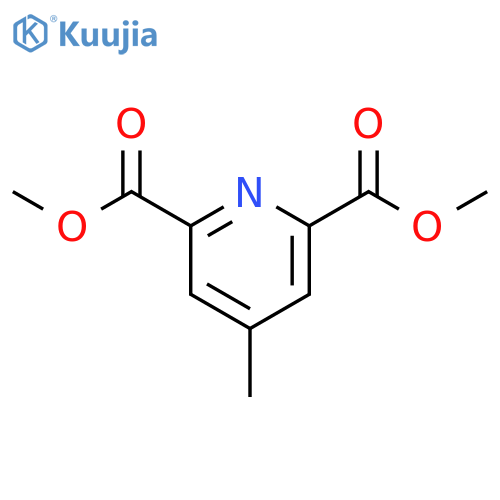 Dimethyl 4-methylpyridine-2,6-dicarboxylate structure
