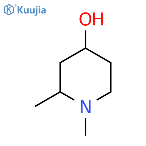 1,2-Dimethyl-4-piperidinol structure