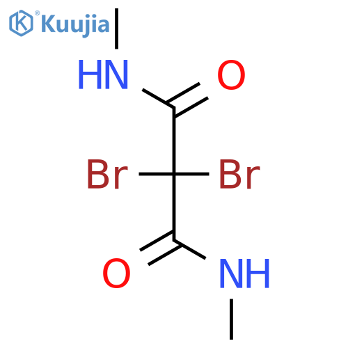 PROPANEDIAMIDE, 2,2-DIBROMO-N,N'-DIMETHYL- structure