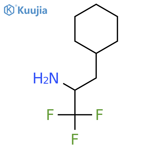 3-cyclohexyl-1,1,1-trifluoropropan-2-amine structure