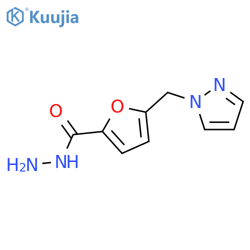5-(1H-Pyrazol-1-ylmethyl)-2-furohydrazide structure