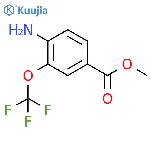 Methyl 4-amino-3-(trifluoromethoxy)benzoate structure