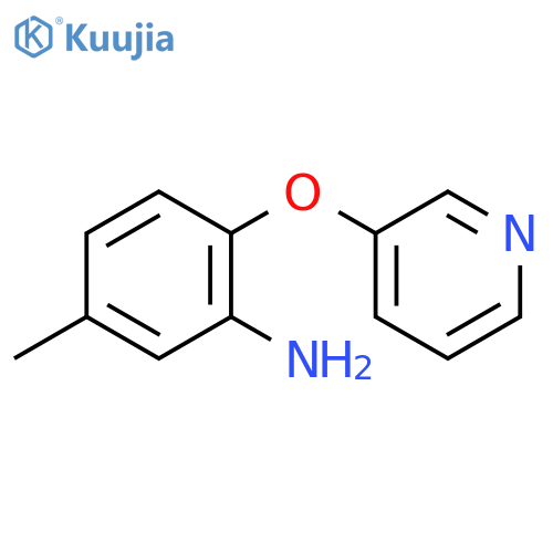 5-Methyl-2-(3-pyridinyloxy)aniline structure