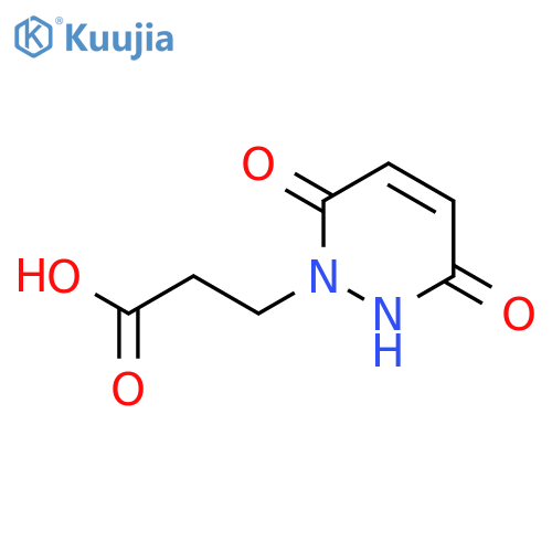3-(3,6-dioxo-1,2,3,6-tetrahydropyridazin-1-yl)propanoic acid structure