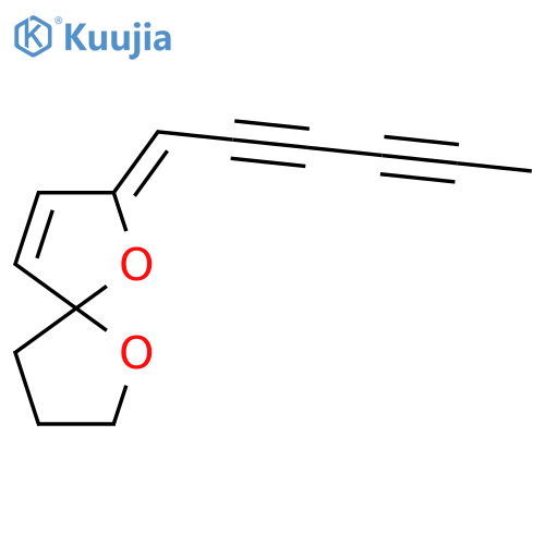 (2Z)-2-(hexa-2,4-diyn-1-ylidene)-1,6-dioxaspiro4.4non-3-ene structure
