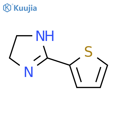 2-(Thiophen-2-yl)-4,5-dihydro-1H-imidazole structure