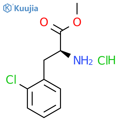 L-Phenylalanine, 2-chloro-, methyl ester, hydrochloride structure