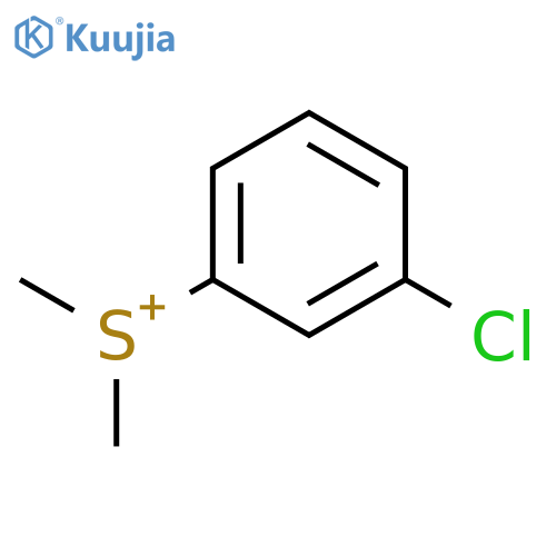 Sulfonium, (3-chlorophenyl)dimethyl- structure