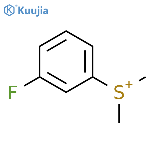 (3-Fluorophenyl)dimethylsulfonium structure