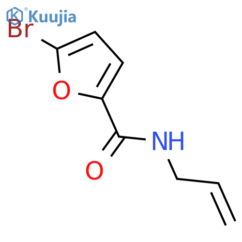 N-Allyl-5-bromo-2-furamide structure