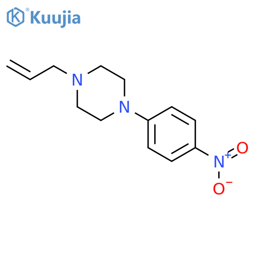 1-(4-nitrophenyl)-4-(2-propen-1-yl)-Piperazine structure