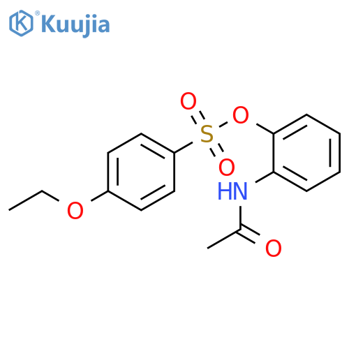 2-acetamidophenyl 4-ethoxybenzene-1-sulfonate structure