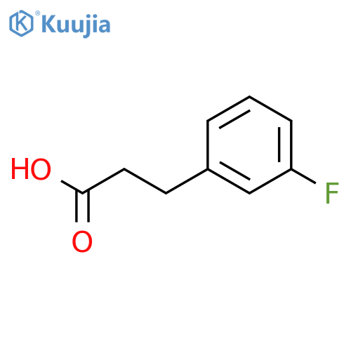 3-(3-Fluorophenyl)propionic acid structure