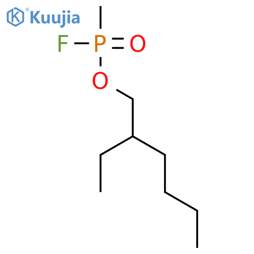 PHOSPHONOFLUORIDIC ACID, METHYL-, 2-ETHYLHEXYL ESTER structure