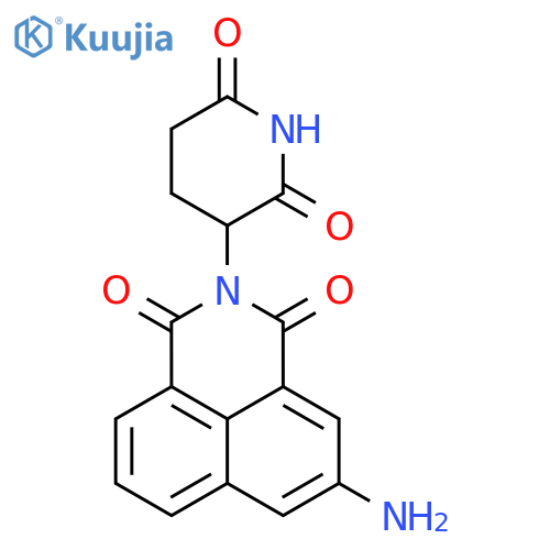 7-amino-3-(2,6-dioxopiperidin-3-yl)-3-azatricyclo7.3.1.0,5,13trideca-1(13),5,7,9,11-pentaene-2,4-dione structure