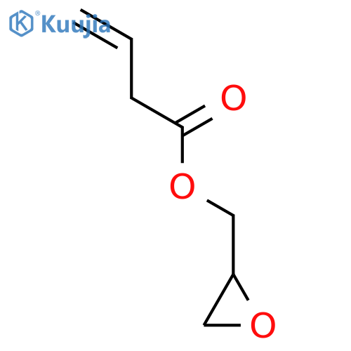 3-Butenoic acid, oxiranylmethyl ester structure