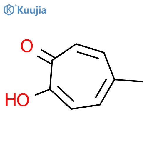 2,4,6-Cycloheptatrien-1-one, 2-hydroxy-5-methyl- structure