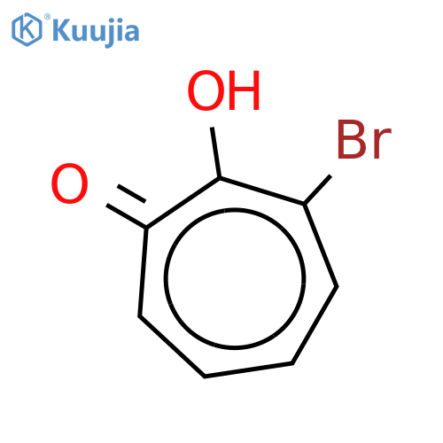3-bromo-2-hydroxycyclohepta-2,4,6-trien-1-one structure