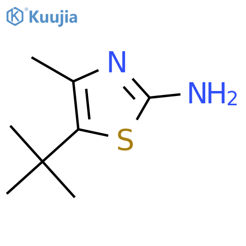 5-tert-Butyl-4-methyl-1,3-thiazol-2-amine structure