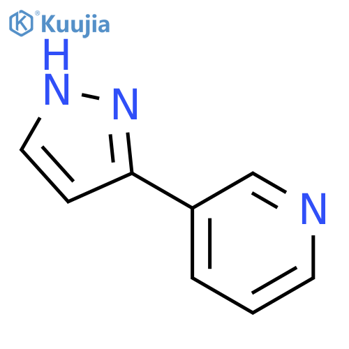 3-(1H-Pyrazol-3-yl)pyridine structure