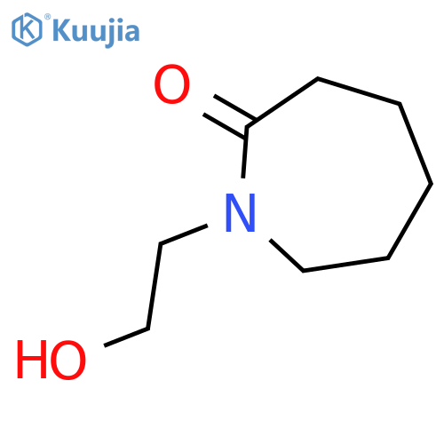 1-(2-hydroxyethyl)azepan-2-one structure