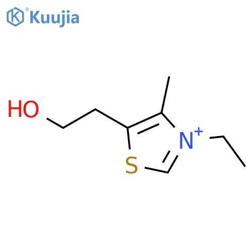 Thiazolium, 3-ethyl-5-(2-hydroxyethyl)-4-methyl- structure