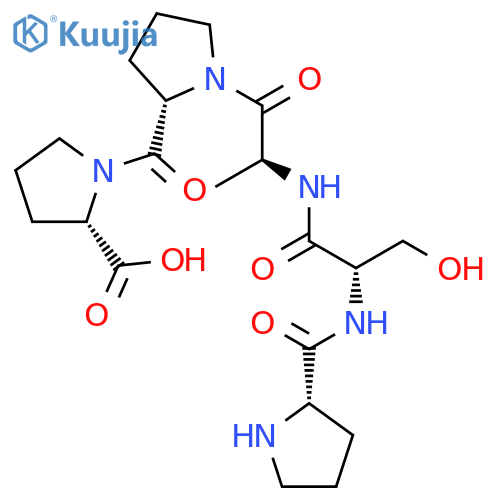 L-Prolyl-L-seryl-L-alanyl-L-prolyl-L-proline structure