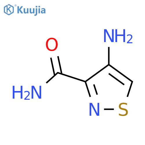 4-amino-1,2-thiazole-3-carboxamide structure