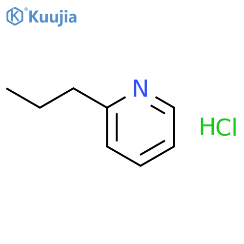 Pyridine, 2-propyl-, hydrochloride structure
