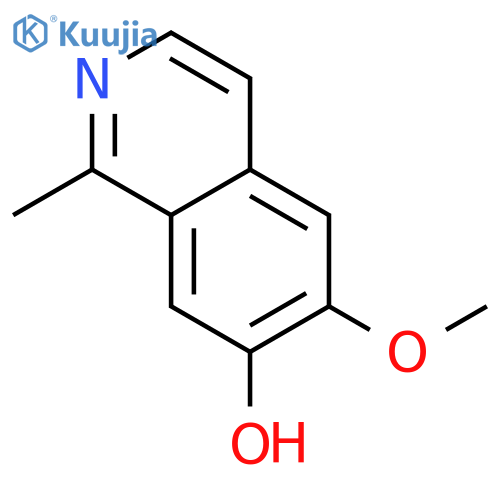 1-Methyl-6-methoxy-7-hydroxy-isochinolin structure