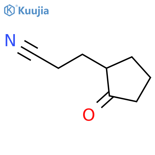 3-(2-Oxocyclopentyl)propanenitrile structure